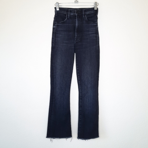 Mother Encounters At Night The Hustler Ankle Fray Jeans 23 - Picture 3 of 10